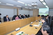 중국도농건설부장관 일행과 만난 권도엽 장관